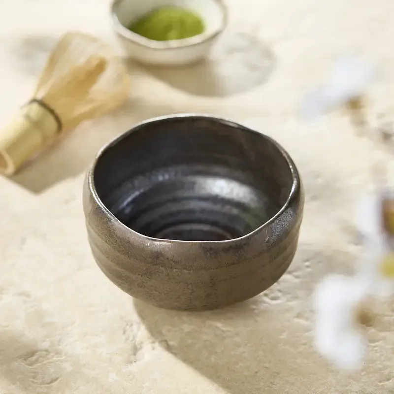 Nishikidori Shigaraki Tetsu Kessyou bol matcha chawan