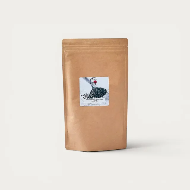 NISHIKIDORI sésame noir graines torréfiées 65g croquant