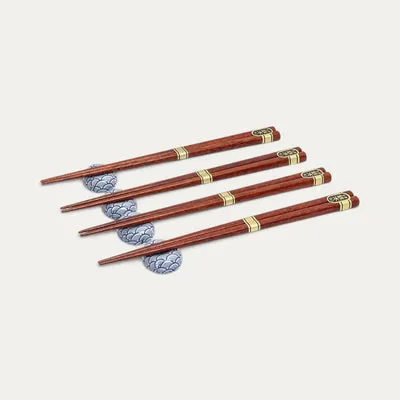 NISHIKIDORI set 4 baguettes + reposes pointe fine