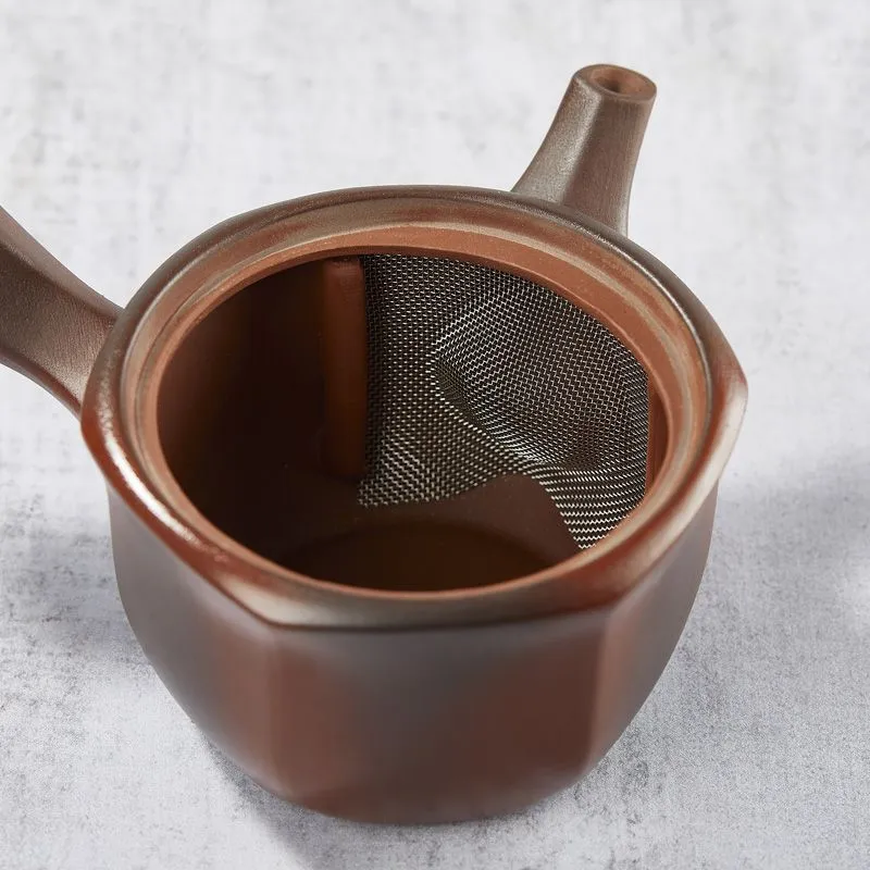 Nishikidori Banko Rokkakuakane théière kyusu 270 ml