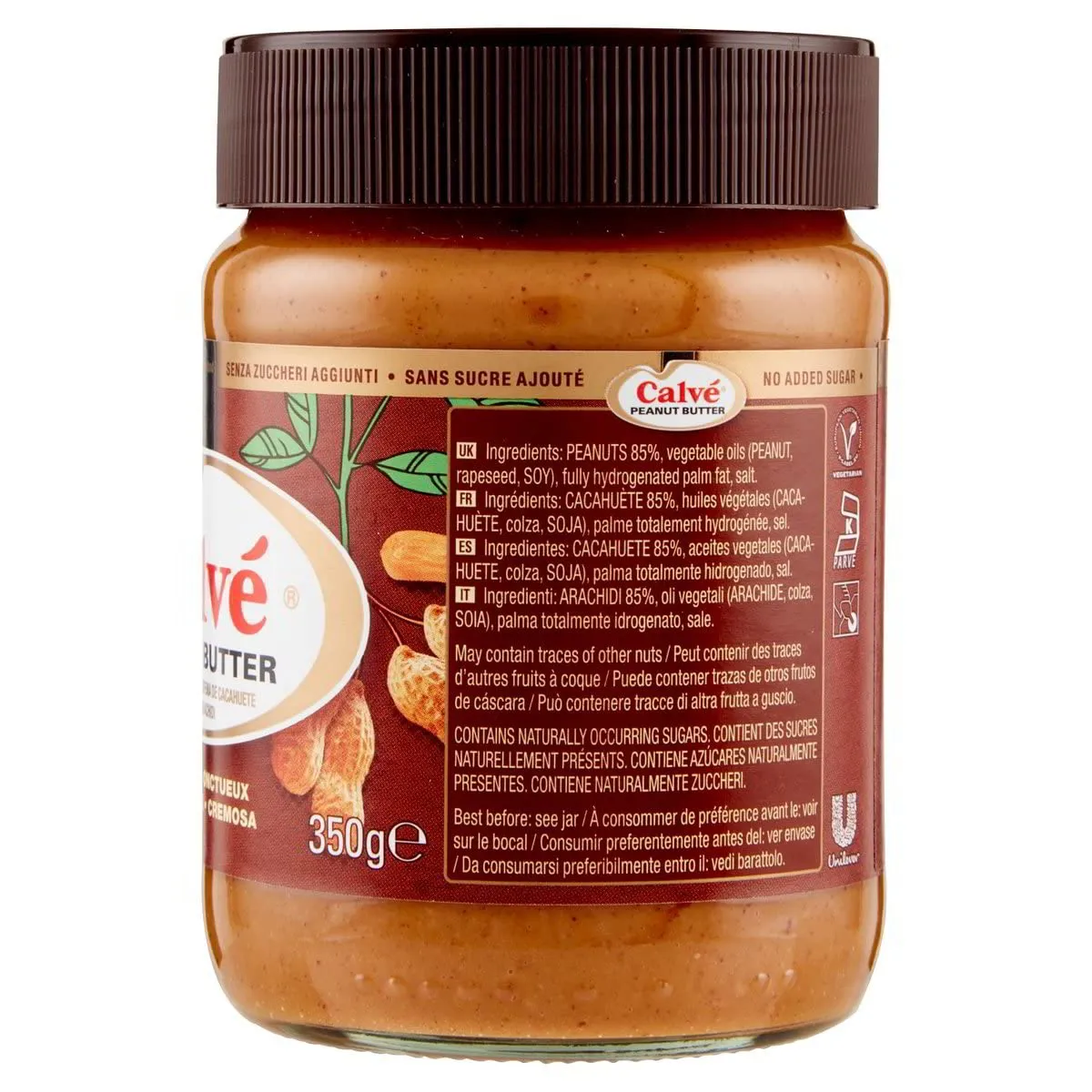 Calvé Beurre cacahuètes pâte 3x350g crémeux