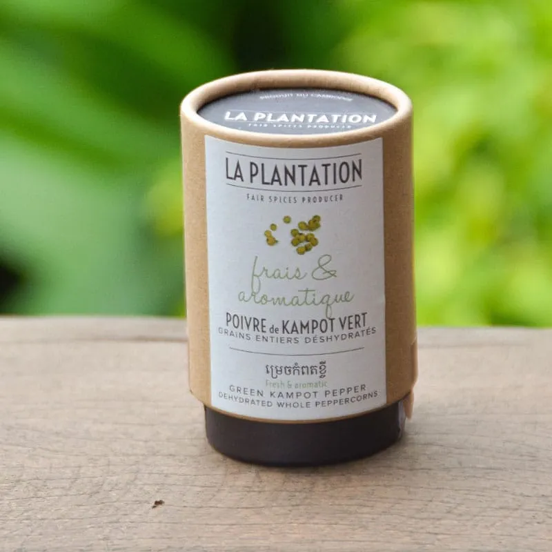 La Plantation Poivre de Kampot vert déshydraté IGP