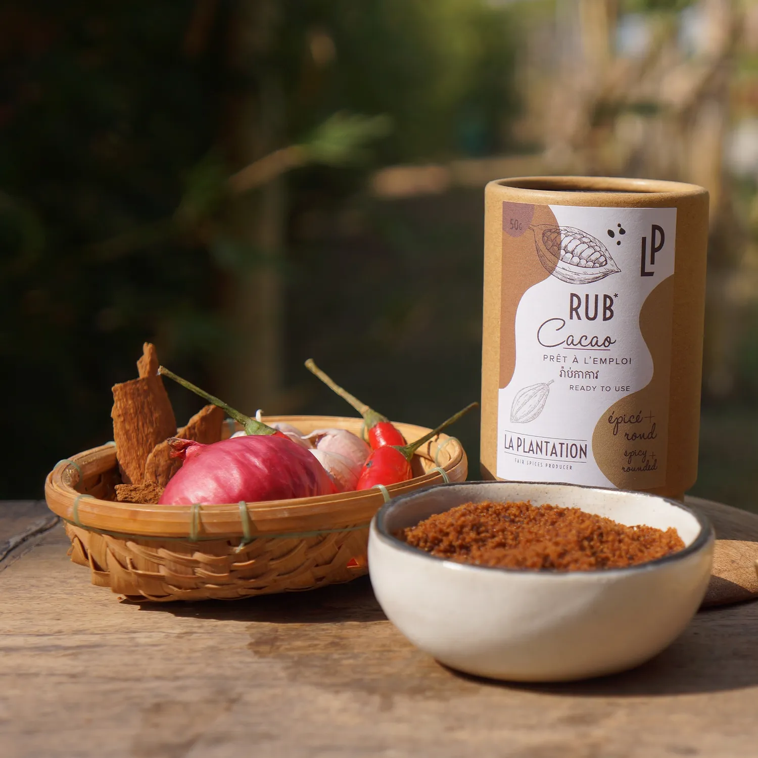 La Plantation Rub Cacao mélange d'épices fumé