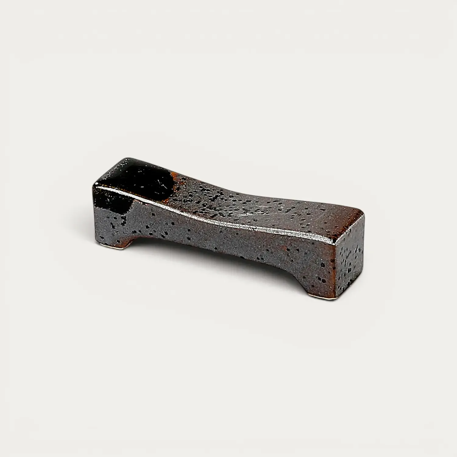 Nishikidori Repose-baguettes céramique gris moucheté