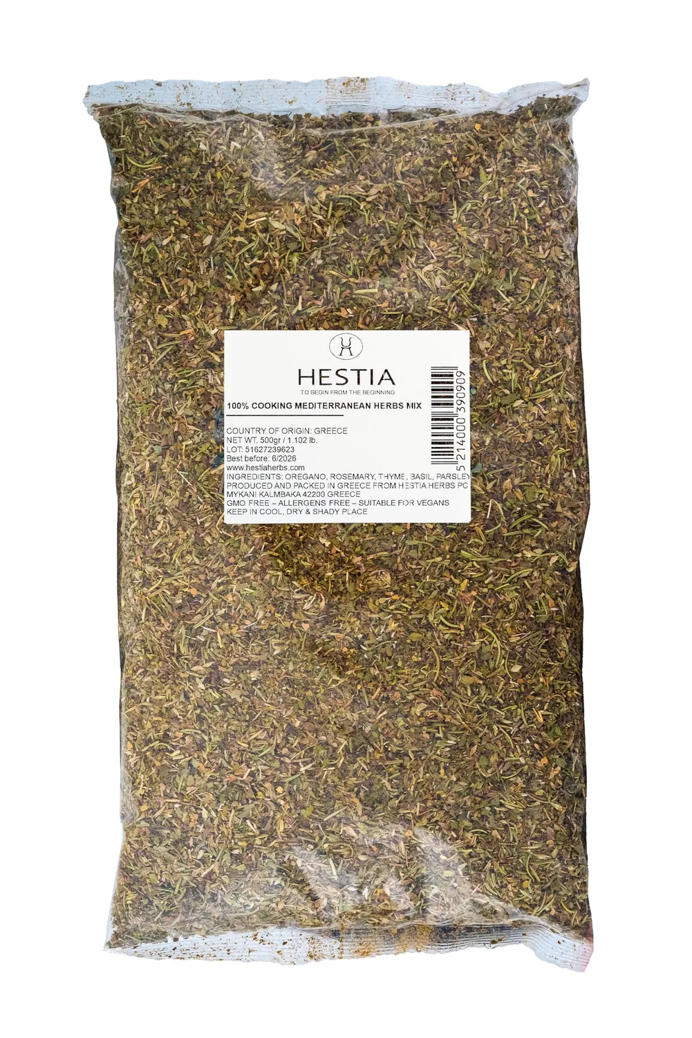 Hestia Mélange Grec Pommes de Terre assaisonnement 500g