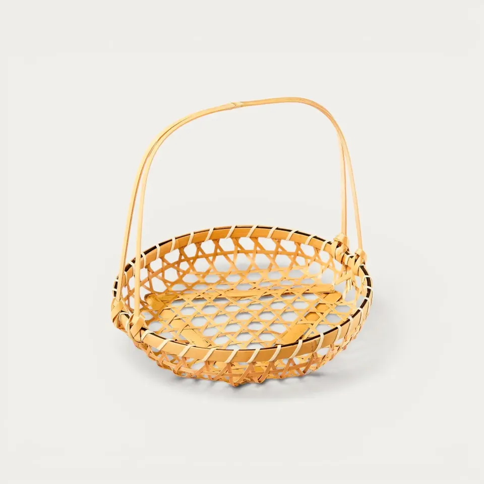 Nishikidori panier tempura bambou Ø 19 cm nature