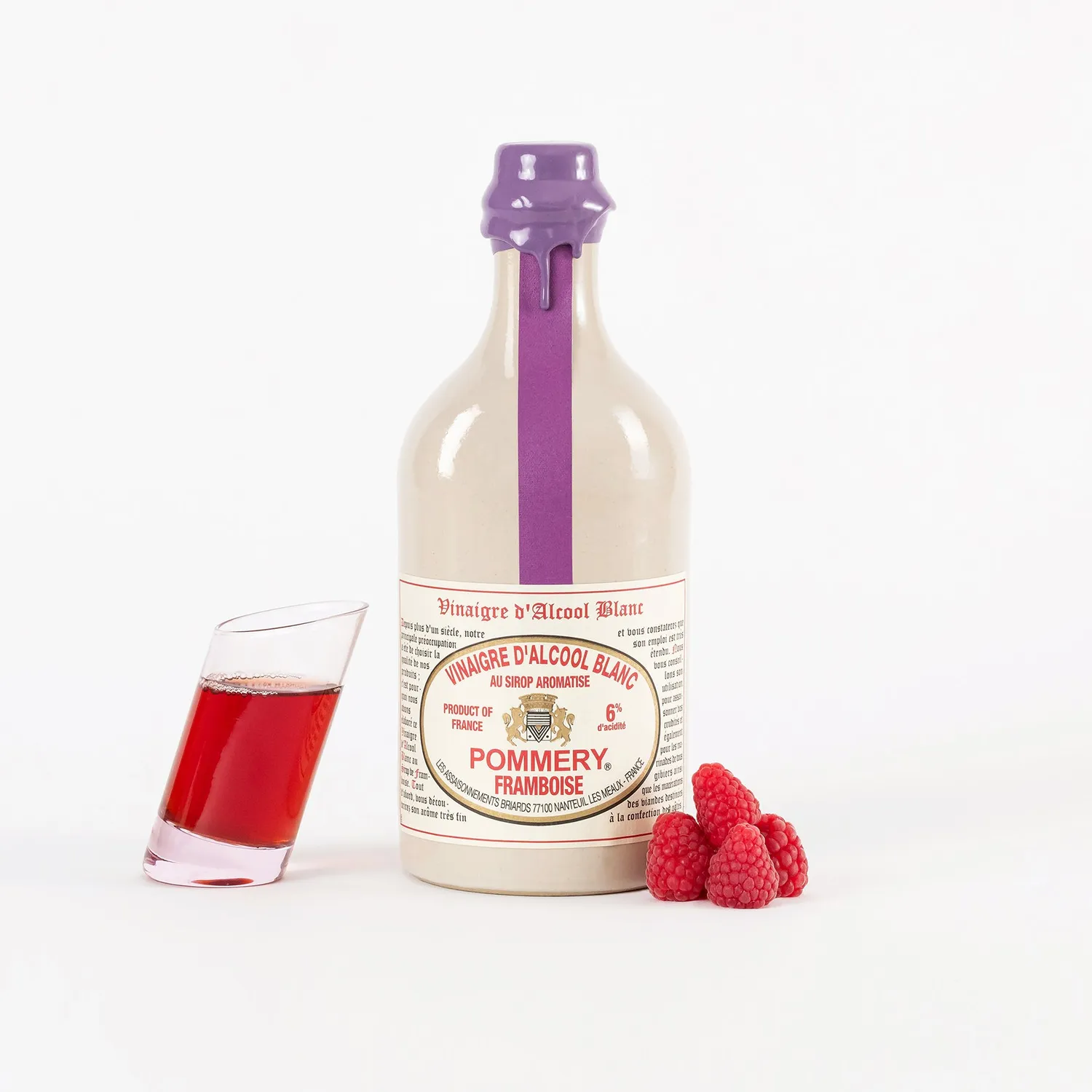 Pommery vinaigre d'alcool framboise 50cl doux