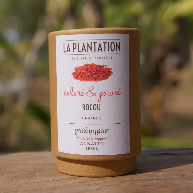 La Plantation Rocou graines aromatiques couleur