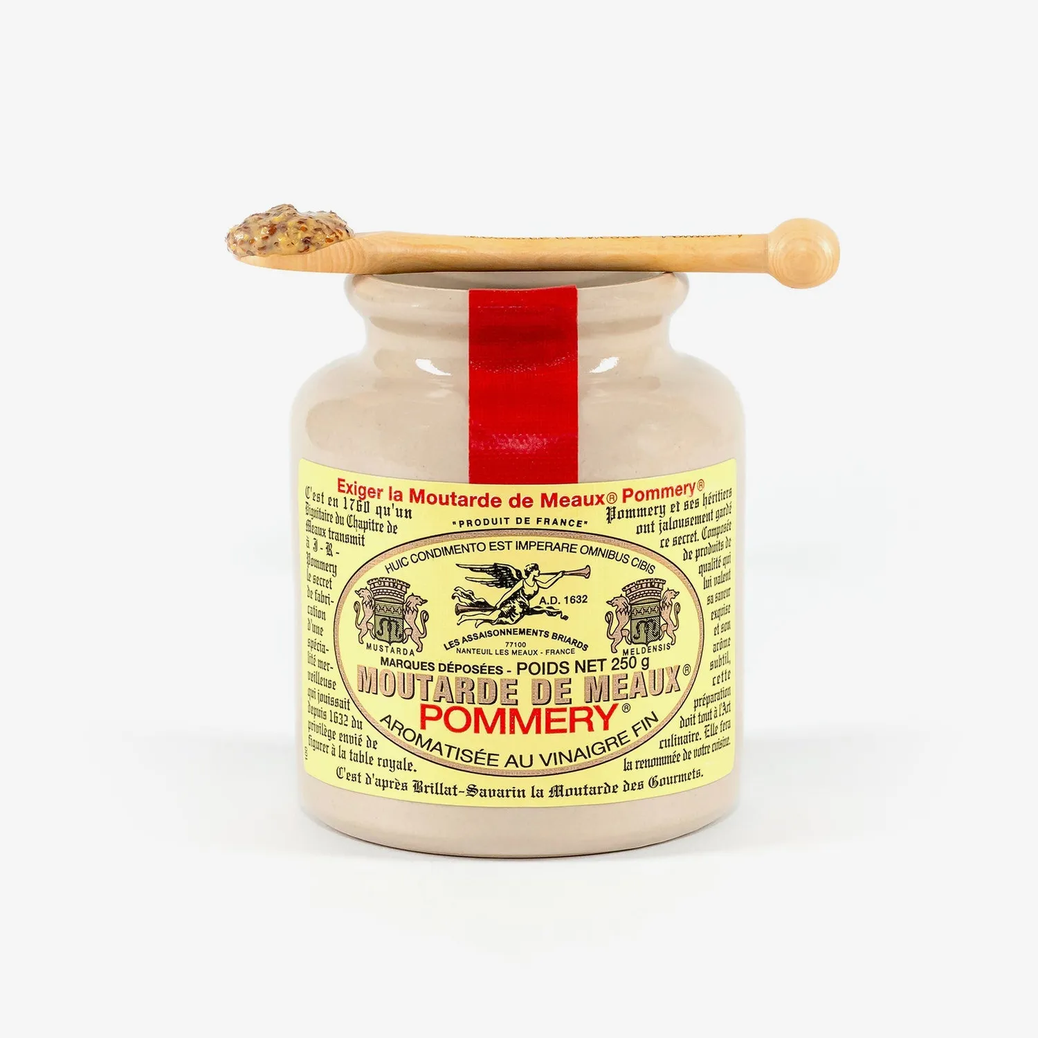 Pommery cuillère à moutarde bois 250g française