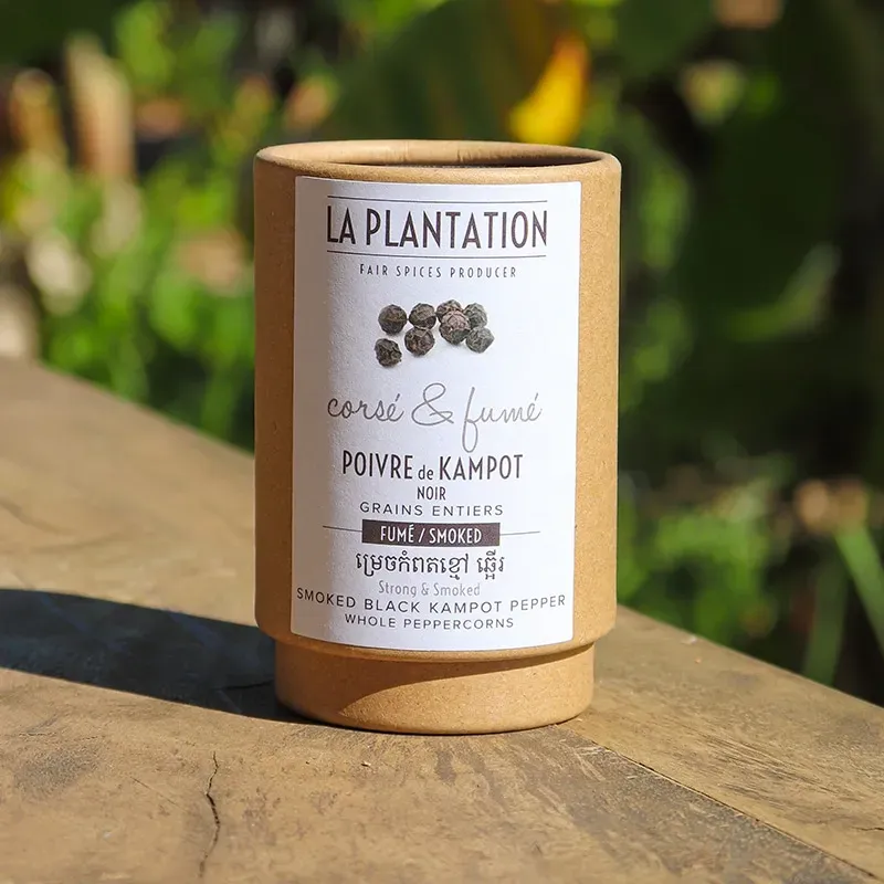 La Plantation Kampot Noir IGP Fumé poivre noir fumé