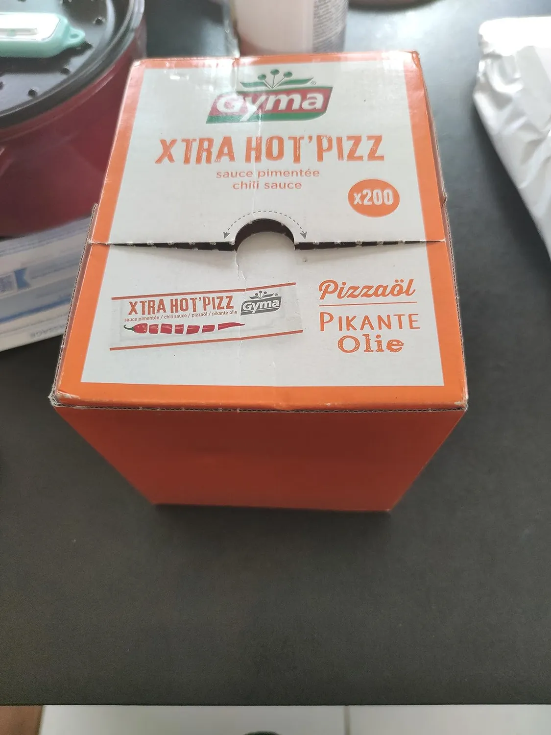 Gyma Sauce Pimentée pizza 200 sticks 4ml