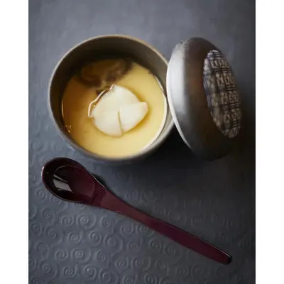 NISHIKIDORI Chawanmushi cuillère 132 mm sombre