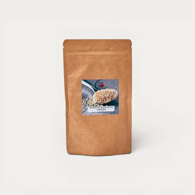 NISHIKIDORI Graines sésame blanc torréfié sachet 65g