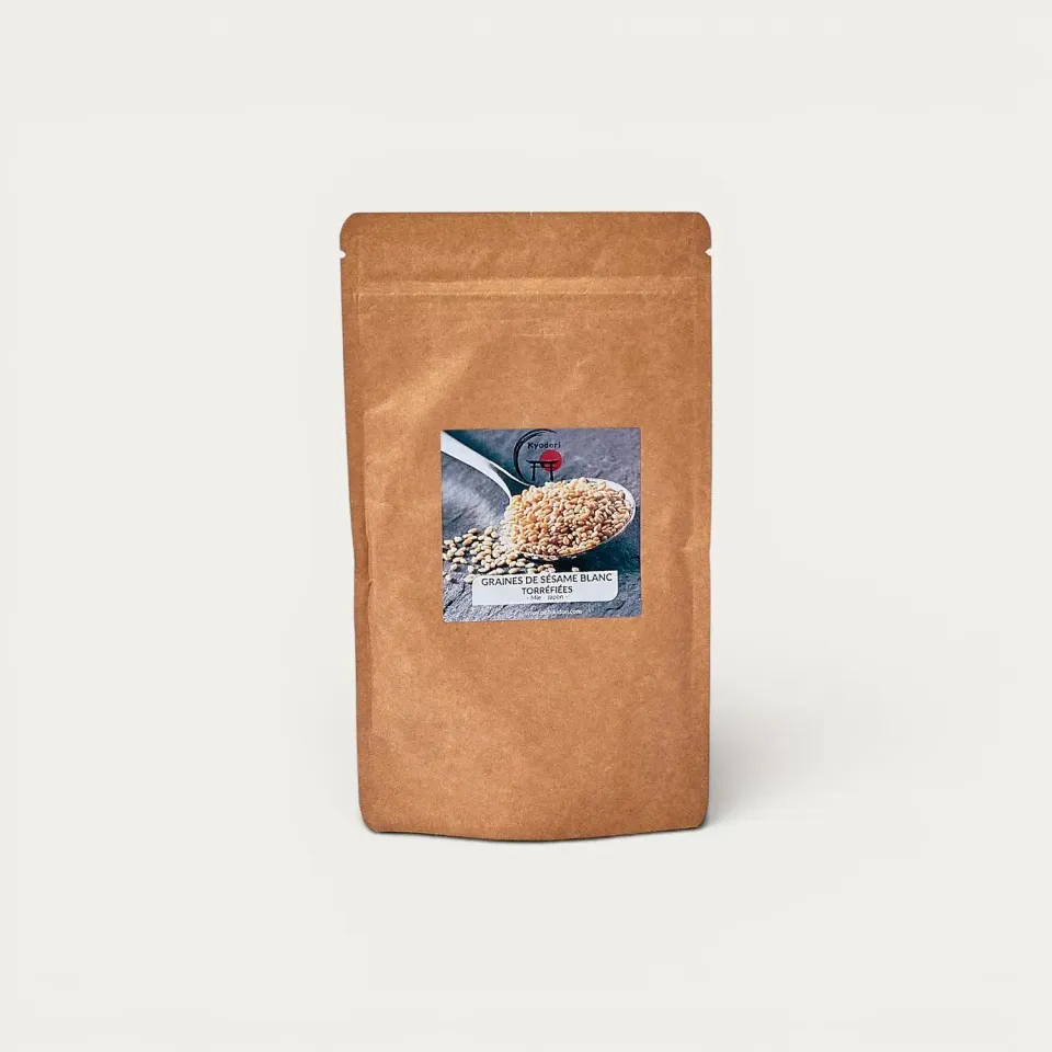 NISHIKIDORI Graines sésame blanc torréfié sachet 65g