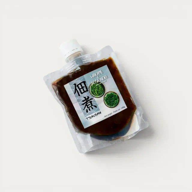 NISHIKIDORI Tsukudani wakame aosa-nori condiment 120 g
