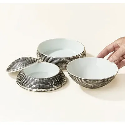 Nishikidori Jubako Sphère Kuroyusendanginsai boîte bento 3 étages