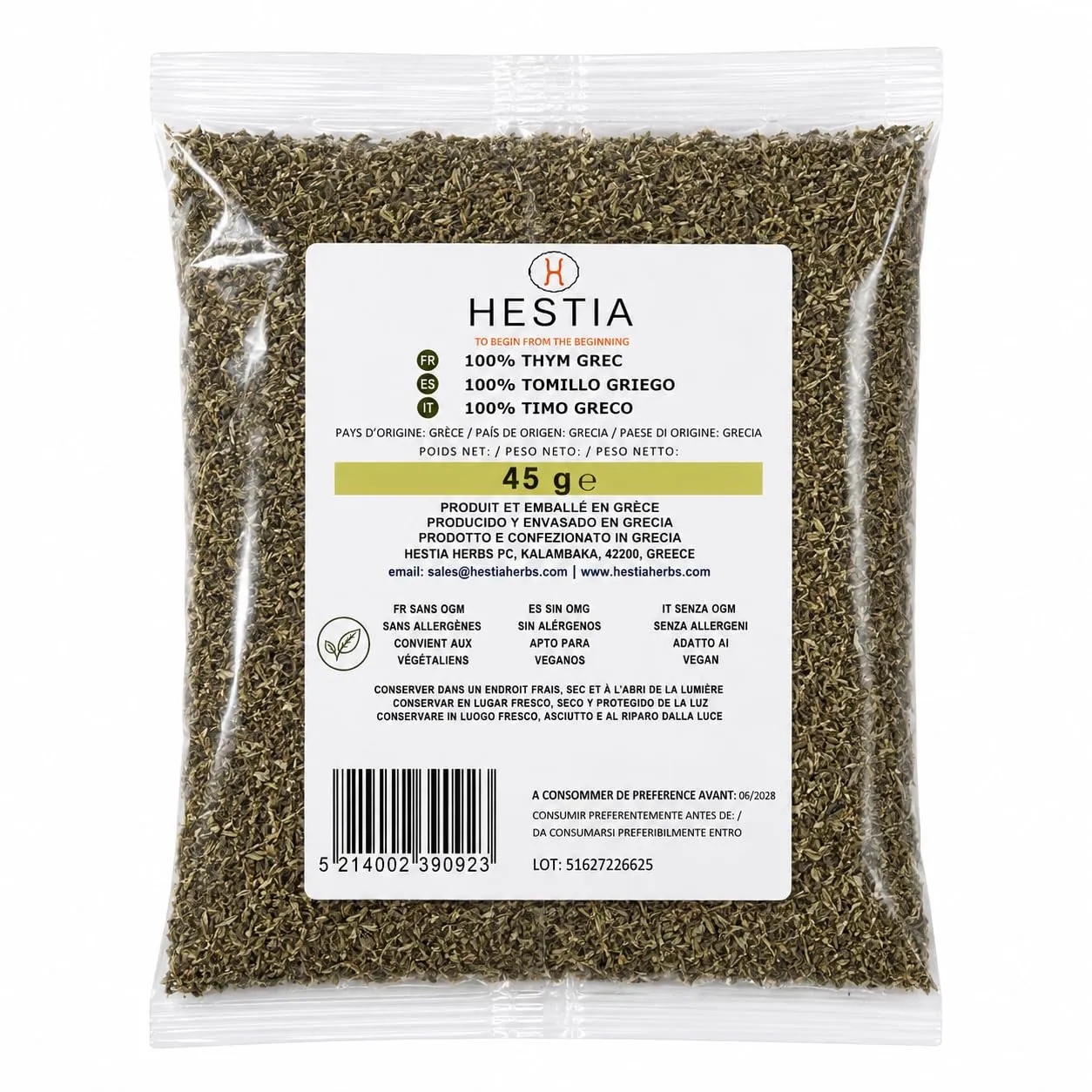 Hestia Herbs Camomille Grecque tisane 250g fleurs