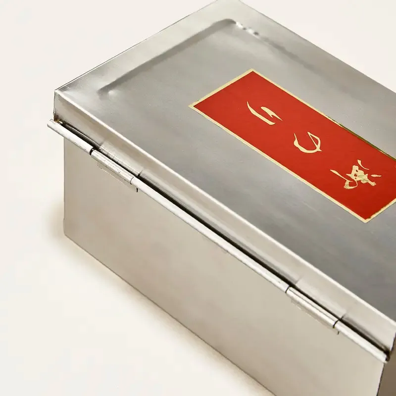 NISHIKIDORI boîte nori inox 500 feuilles avec dessiccant