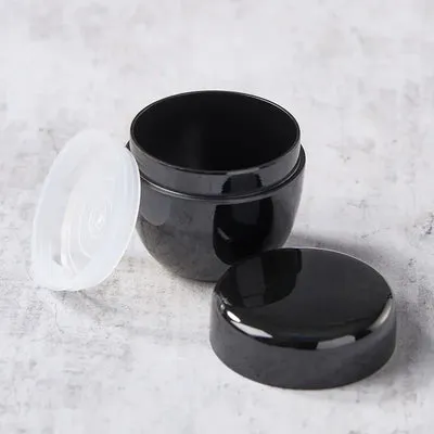Nishikidori Natsume boîte à matcha noire 5,4 cm résine