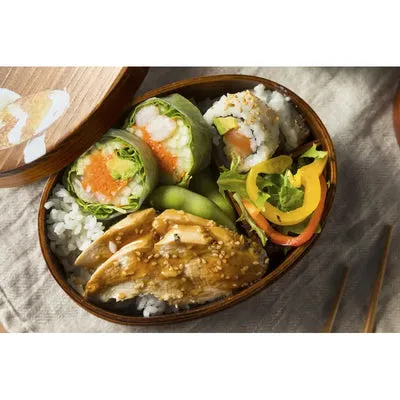 Nishikidori bento bois laqué Koi 700ml 180mm