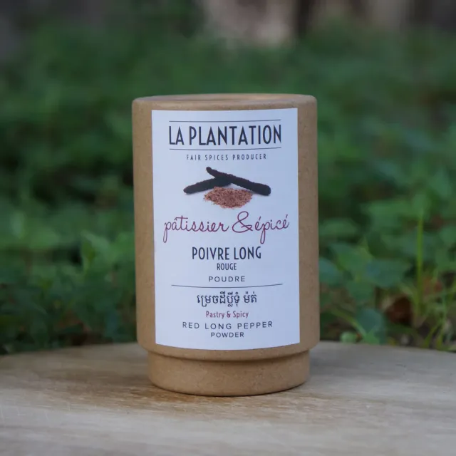 La Plantation poivre long rouge en poudre force douce