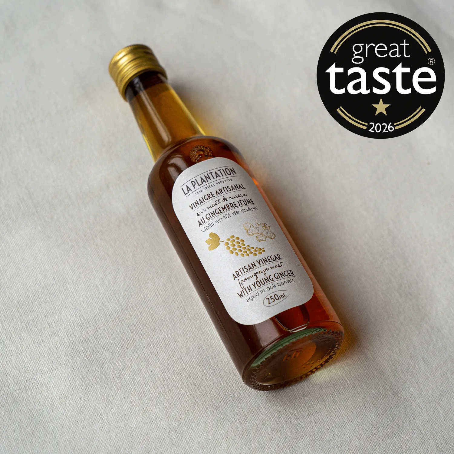 La Plantation Vinaigre gingembre frais doux