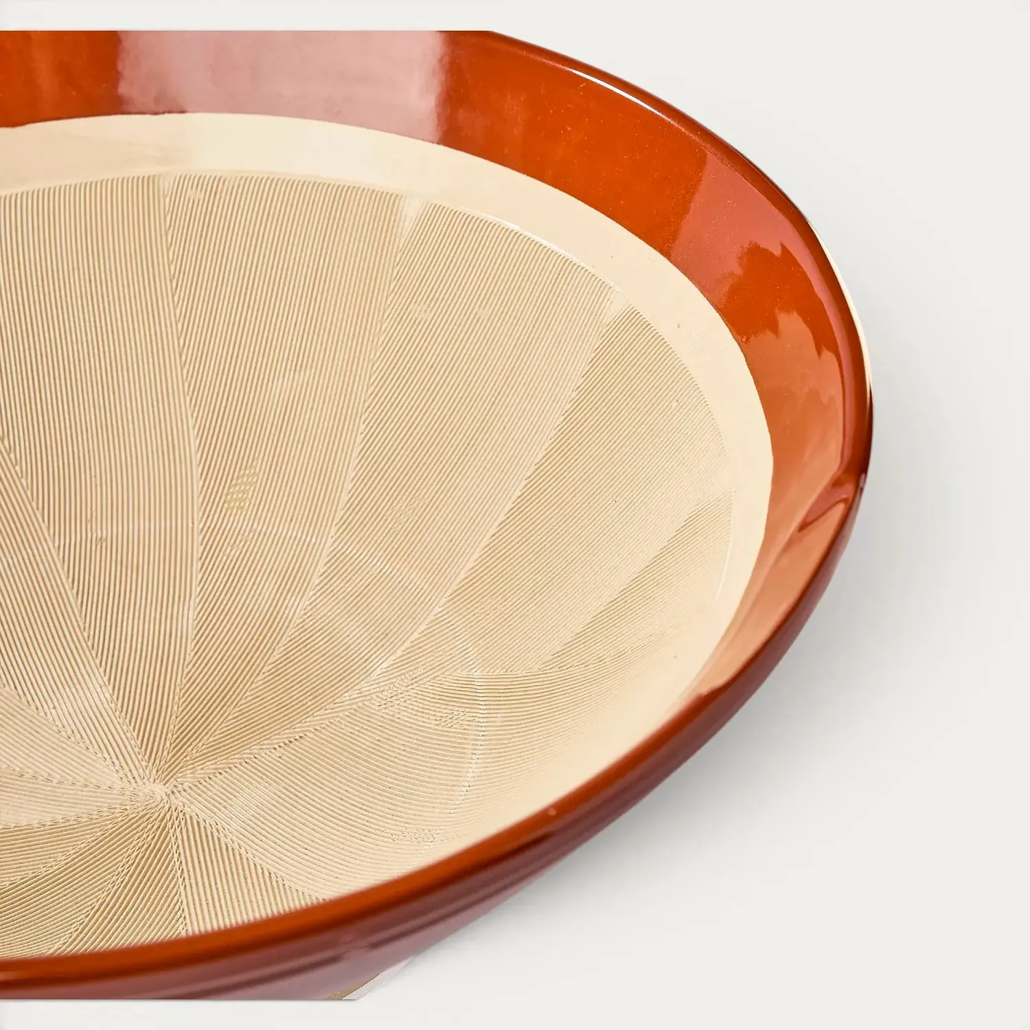 Nishikidori Tokoname suribachi mortier ø 40 cm rainuré