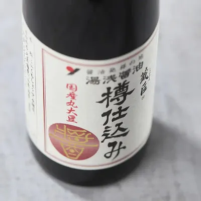 Nishikidori Kurano Tarujikomi sauce soja 200 ml fût bois
