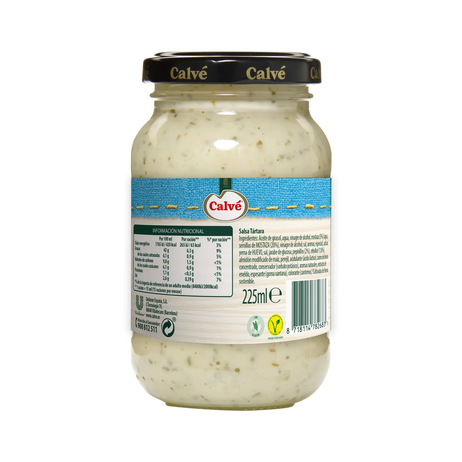 Calvé Salsa Tártara Sauce tartare 225g douce