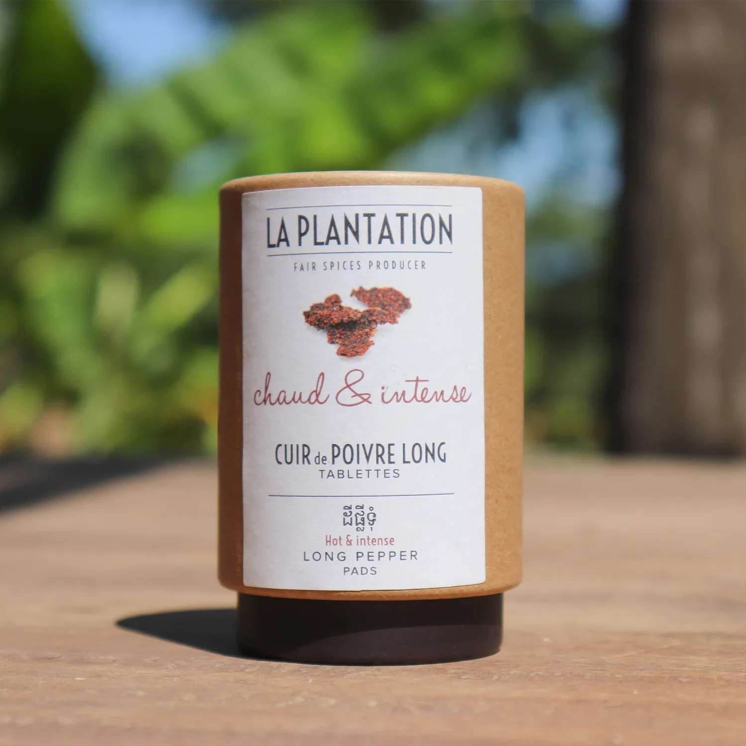 La Plantation Cuir de Poivre long rouge