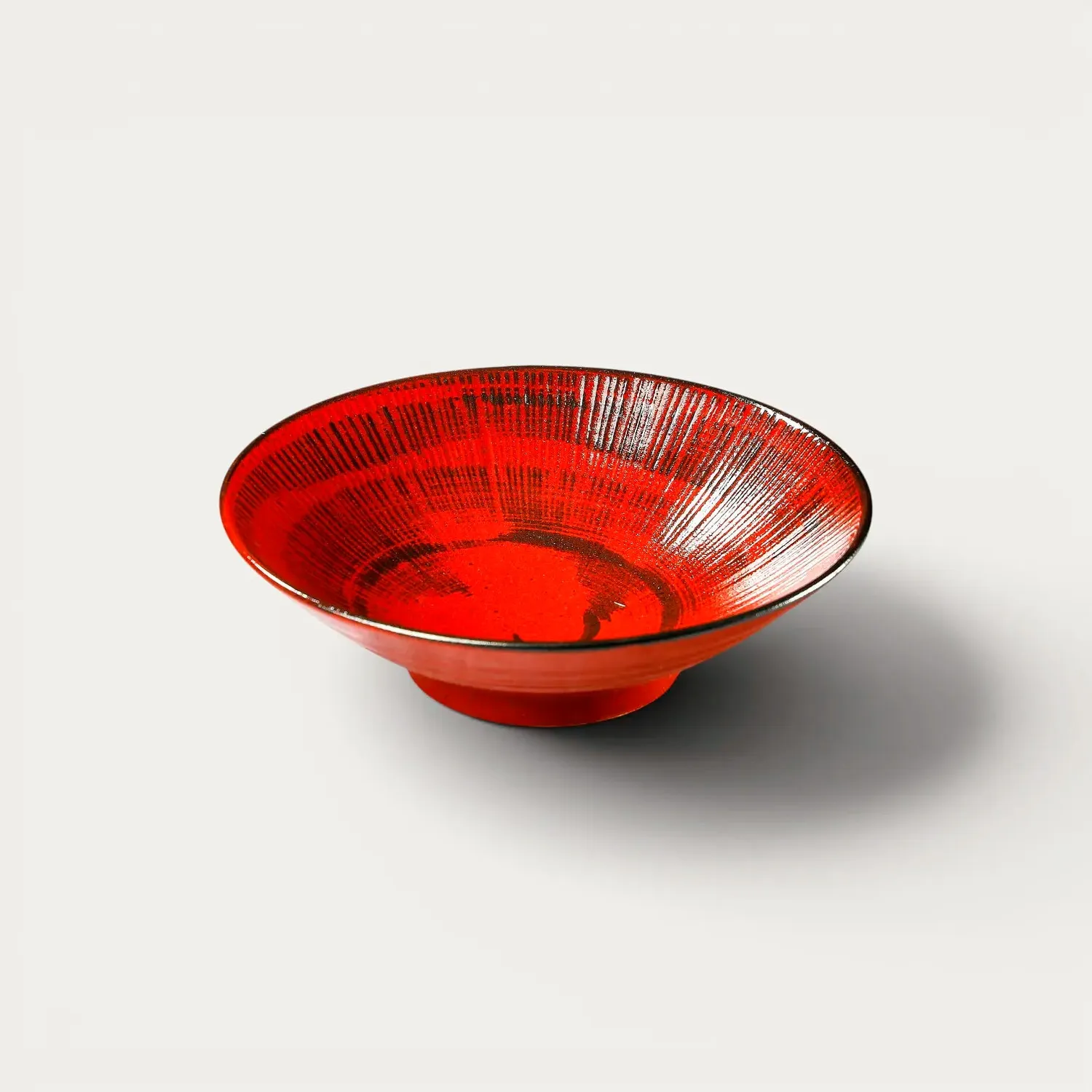 NISHIKIDORI Assiette nouilles somen udon 21,4cm vert