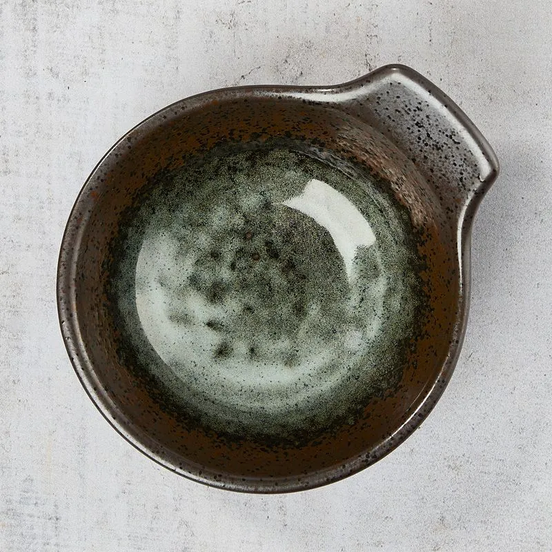 Nishikidori Tonsui Kobizen bol trempette 12,5cm grès