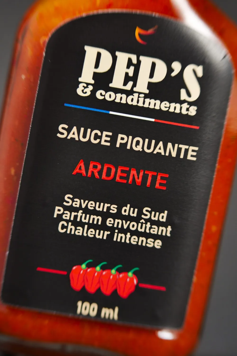 Pep's L'Ardente sauce piquante habanero ail 67 000 SHU