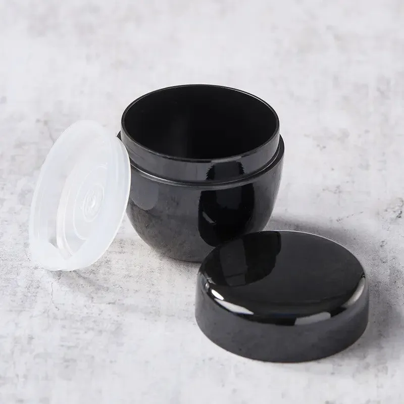 Nishikidori Natsume boîte à thé matcha 5,4 cm noire