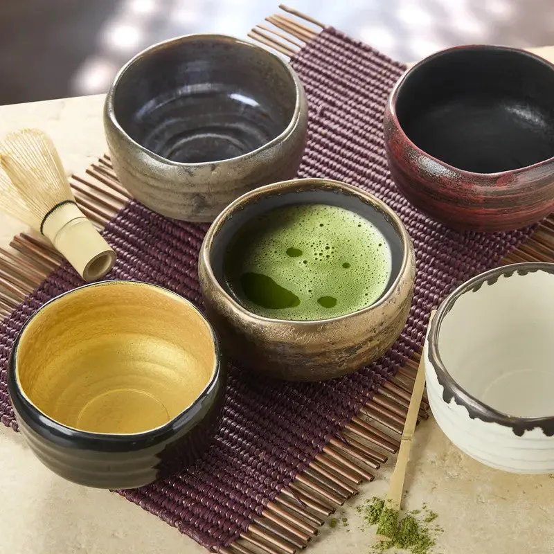 NISHIKIDORI Sikokku Sotoakahakeme bol matcha chawan