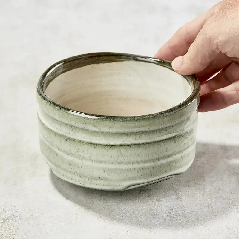 Nishikidori bol thé matcha motif Nyuhaku
