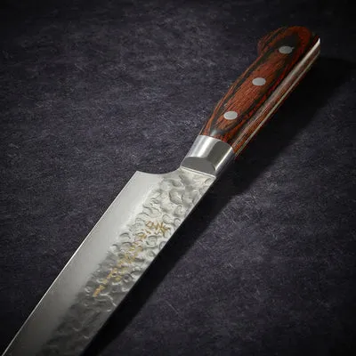 NISHIKIDORI couteau trancher damas 33 couches 240 mm
