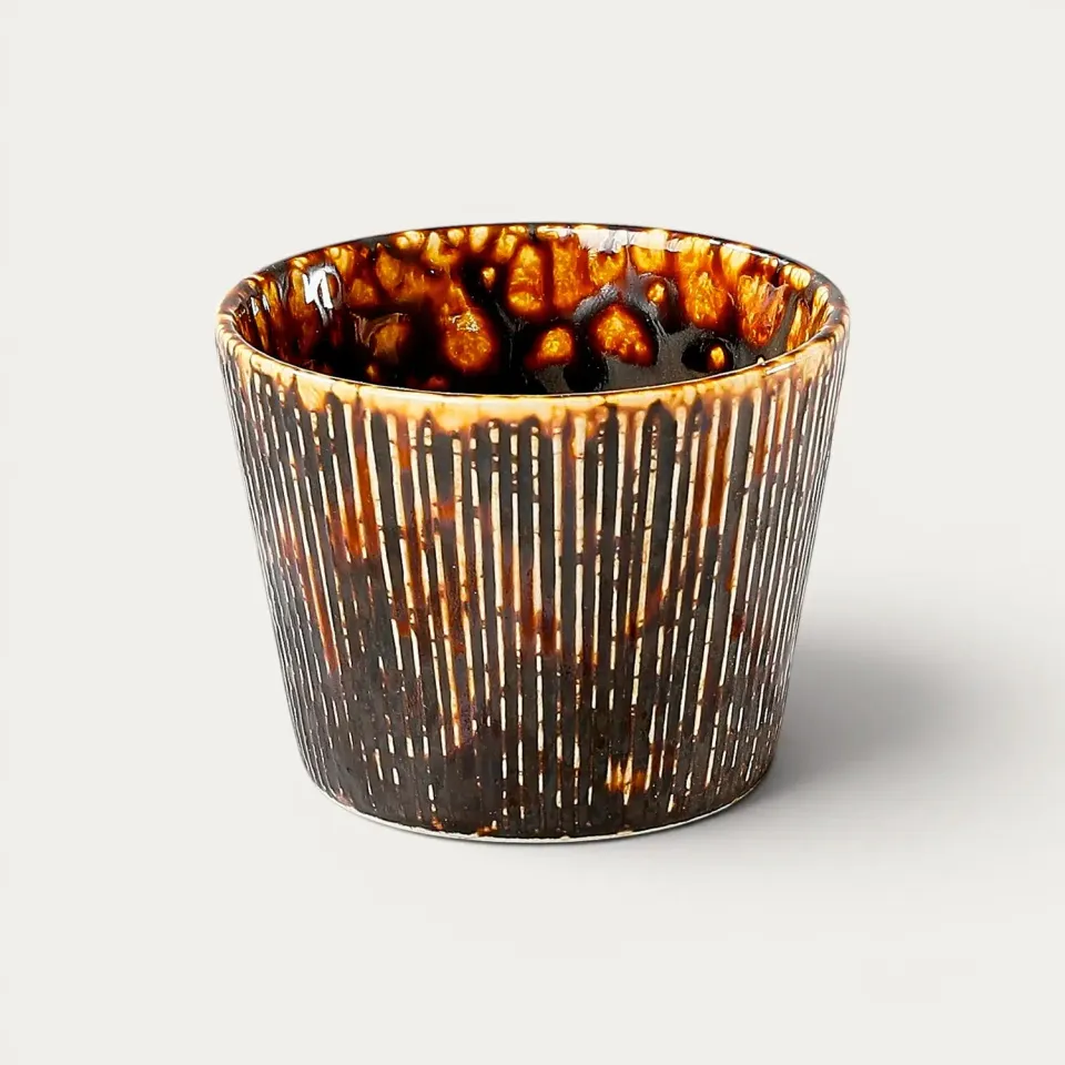 NISHIKIDORI Tasse Tsuyu Aka 180 ml soba choko