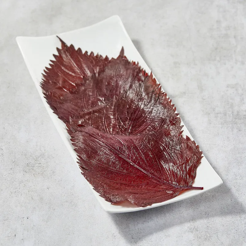 NISHIKIDORI Feuilles Shiso rouge 100 feuilles