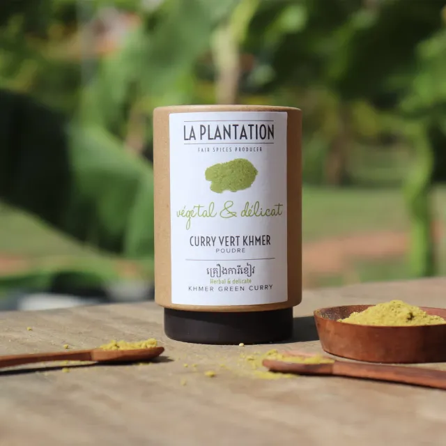 La Plantation Curry Vert Khmer mélange épices doux Cambodge