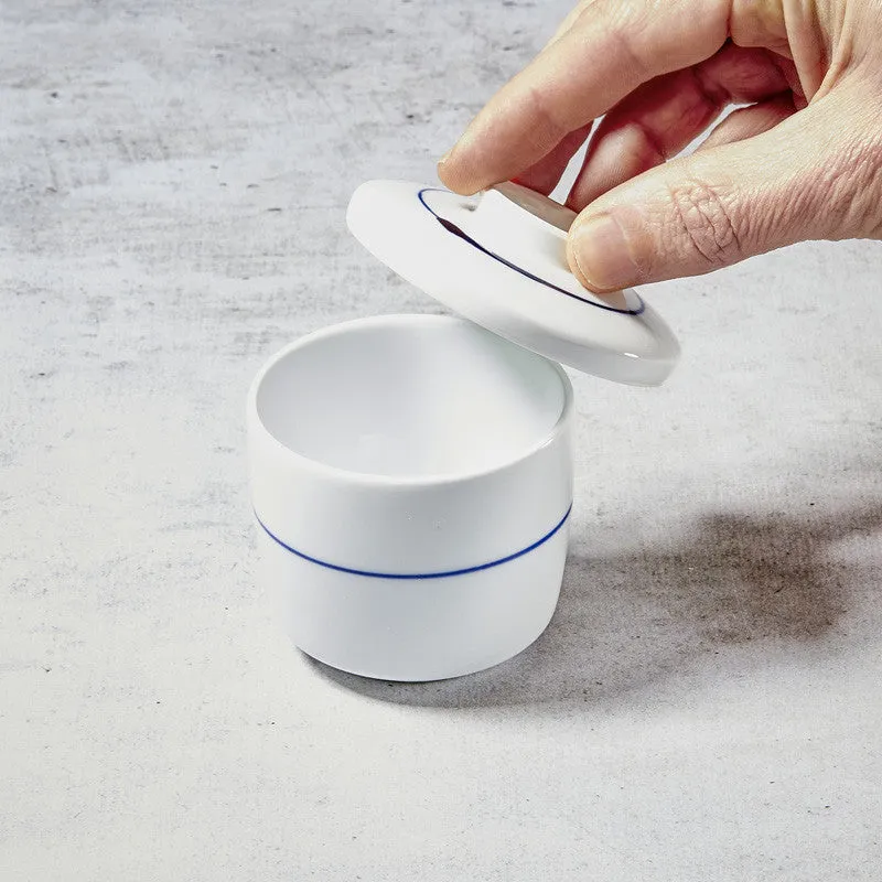 Nishikidori Chawan-mushi bol blue line flan vapeur