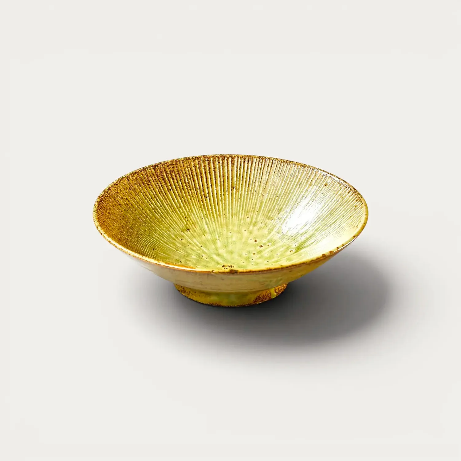 NISHIKIDORI Assiette nouilles somen udon 21,4cm vert