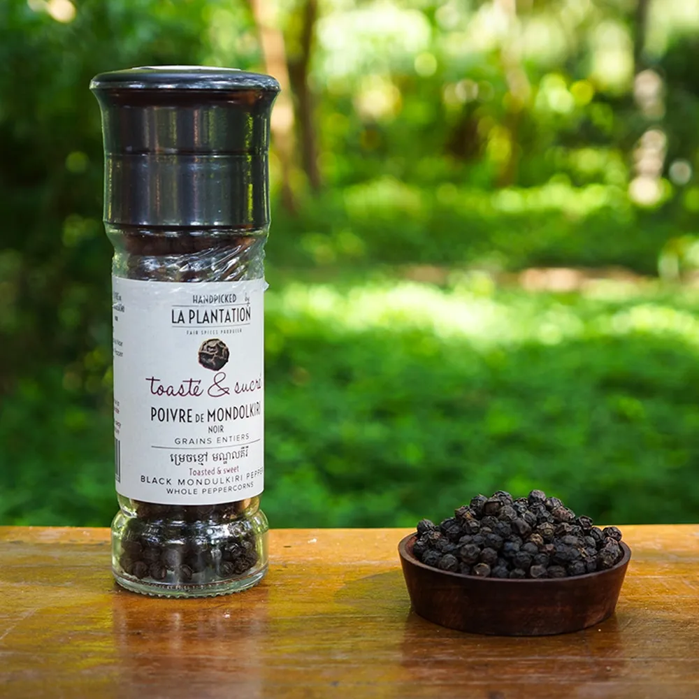 La Plantation Poivre de Mondolkiri noir grains entiers