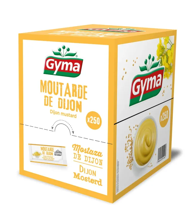 Gyma Boite Distributrice Moutarde Dijon sticks 250x4g intense