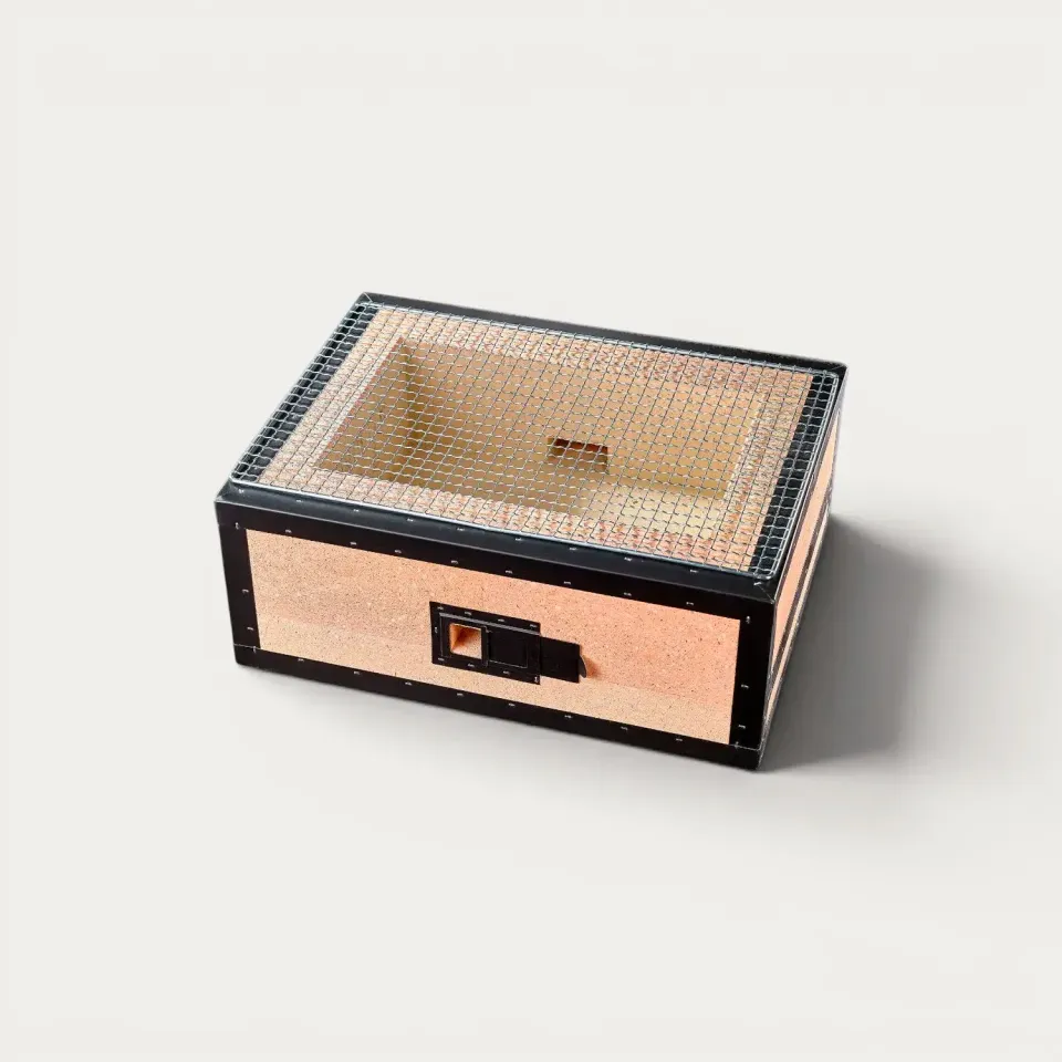 Nishikidori Konro BQ12 barbecue table diatomée