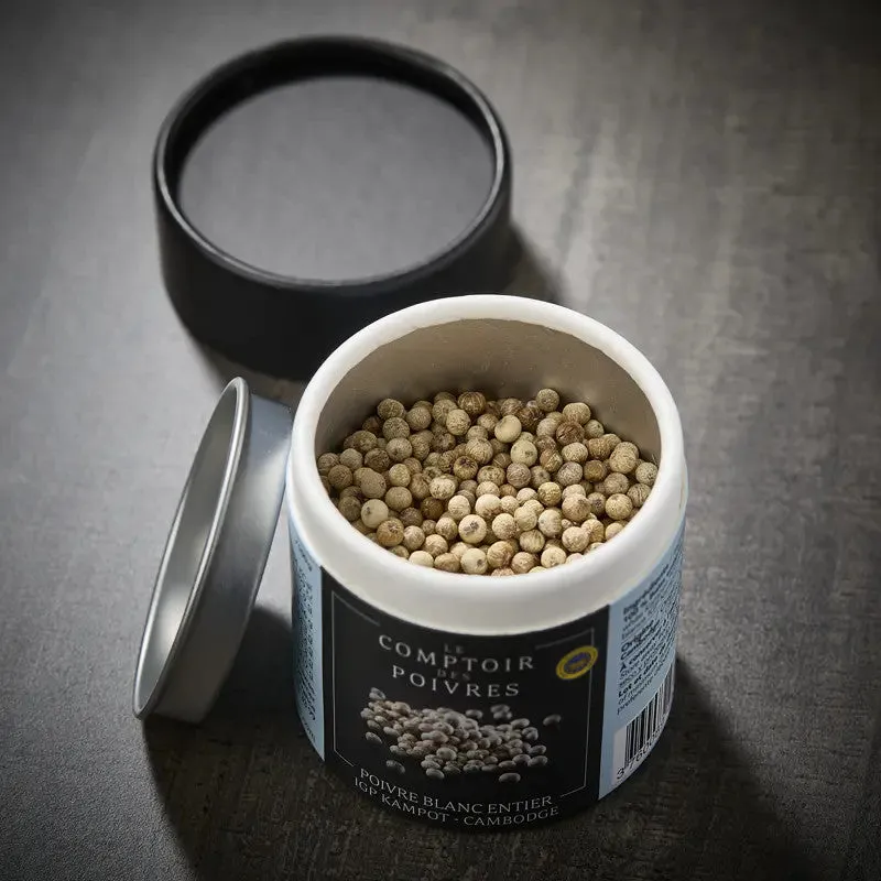 Nishikidori Kampot poivre blanc entier boîte 80g