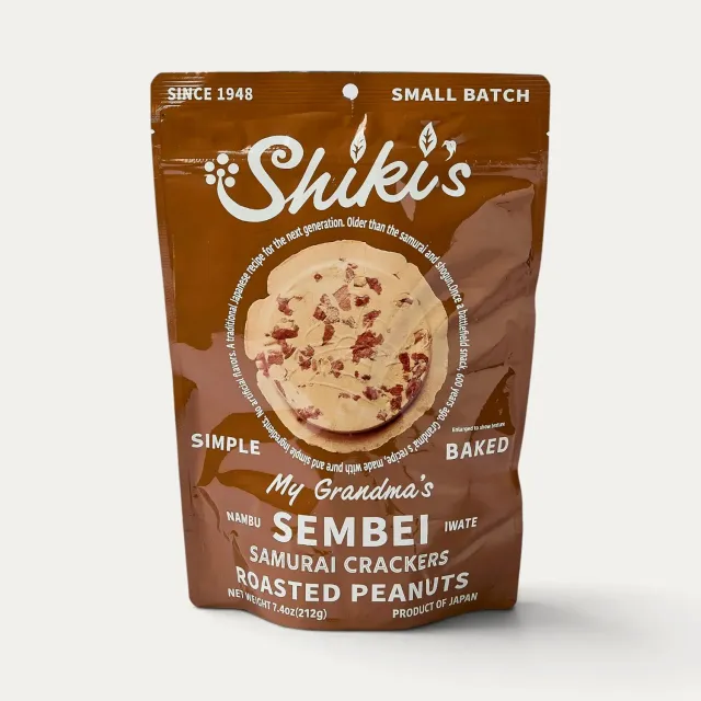 NISHIKIDORI Shiki Nambu-Senbei crackers 212 g cacahuète