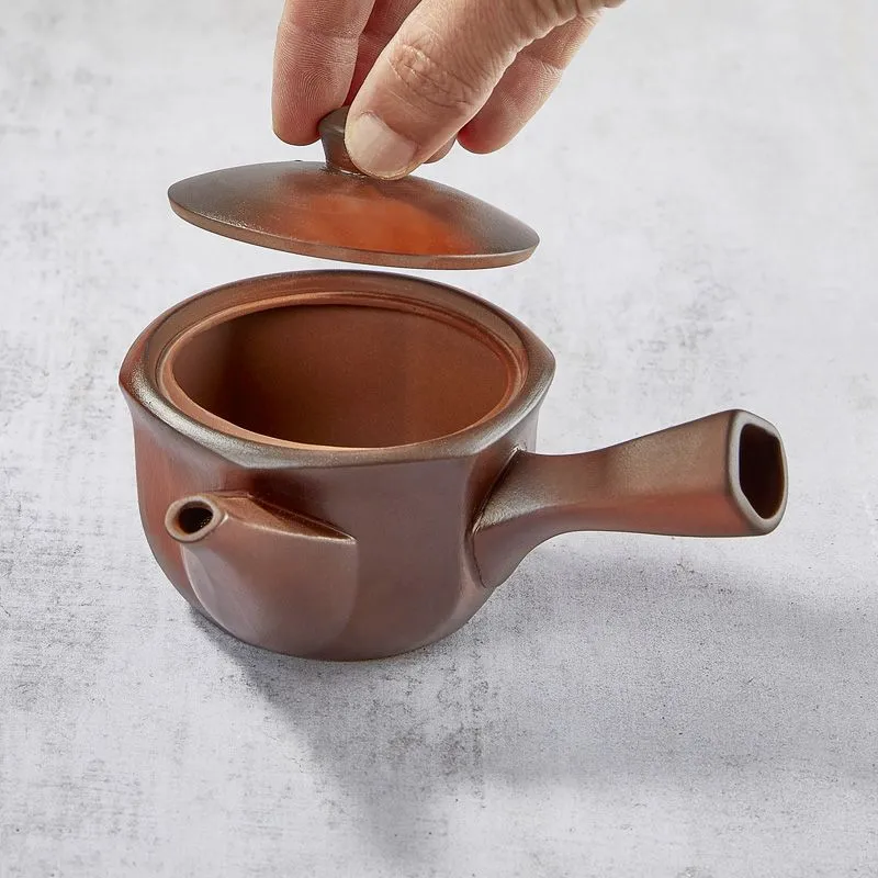 Nishikidori Banko Rokkakuakane théière kyusu 270 ml
