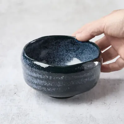 Nishikidori Aoyu Nagashi chawan bol matcha japonais