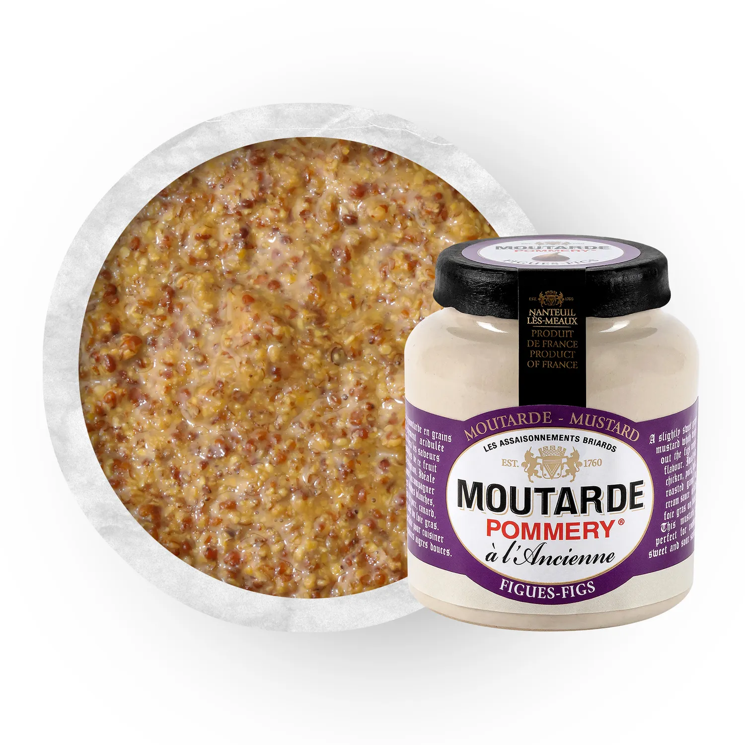 Pommery moutarde aux figues 100g en grains